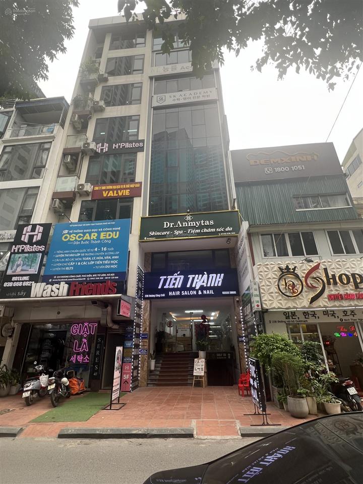 Bán tòa nhà 112m * 7 tầng * thang máy * hầm xe * pccc đầy đủ 2 mặt đường hoàng công chất 35tỷ