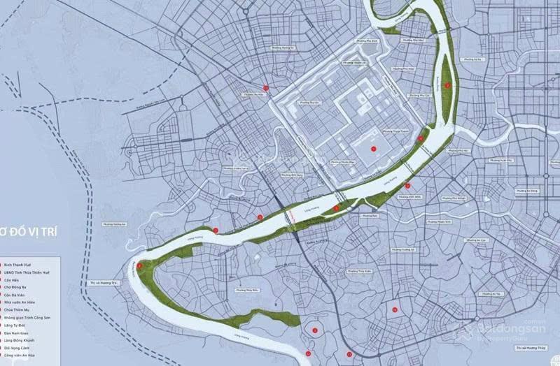 Bán quỹ đất gần 900m² thủy xuân, mặt tiền sư hy nhan  lê ngô cát  đường qh 43m, giá 18,5 tỷ