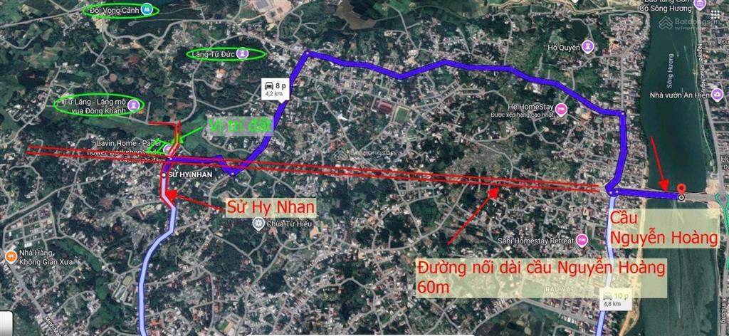 Bán quỹ đất gần 900m² thủy xuân, mặt tiền sư hy nhan  lê ngô cát  đường qh 43m, giá 18,5 tỷ