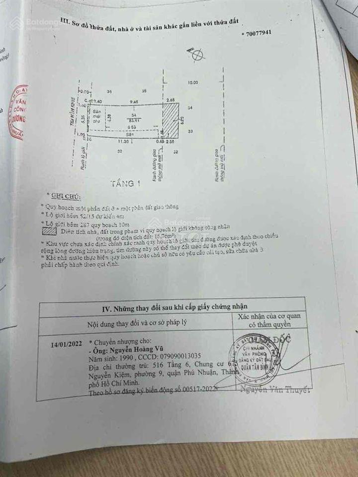 Sát chợ tân trụ  gần tuyến metro trường chinh  5,35x14,5  giá 6 tỷ còn tl