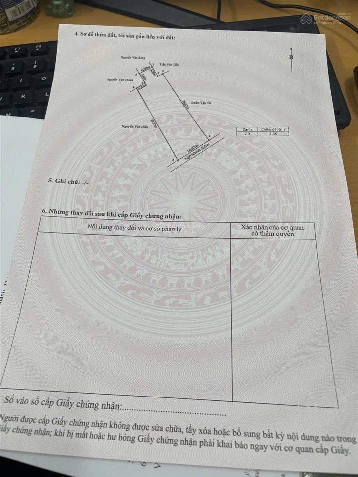Bán gấp 576m2 lô đất mặt đường 354