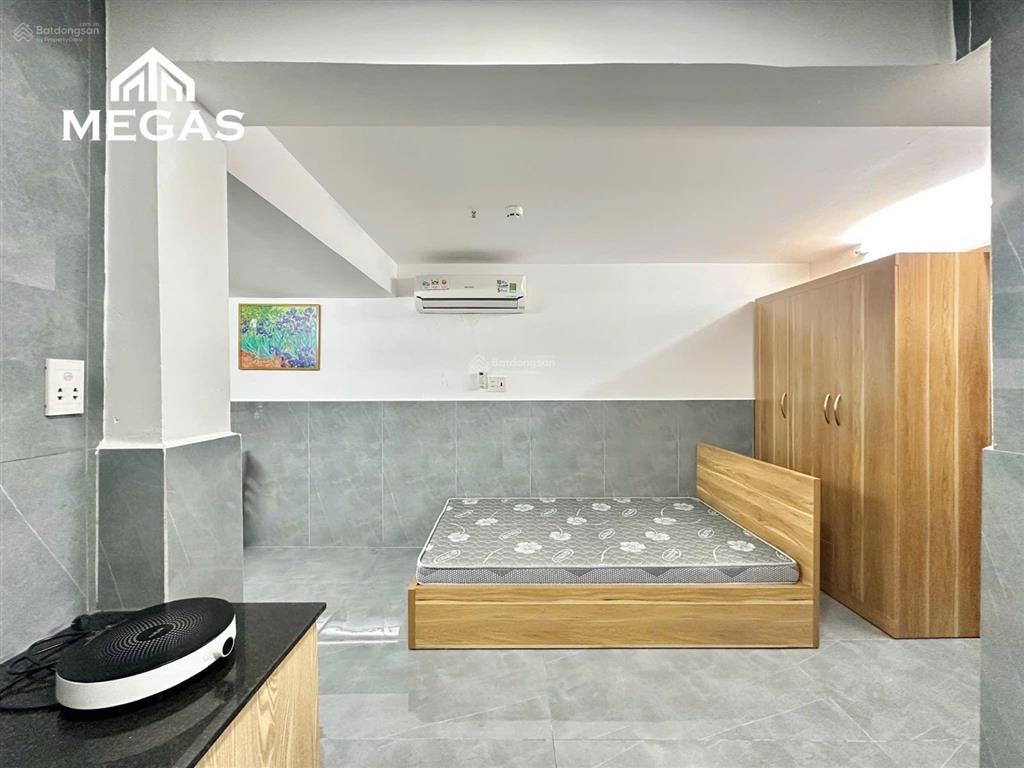 Phòng studio nhỏ xinh xắn ngay lê văn quới  nội thất cơ bản  cửa sổ thoáng