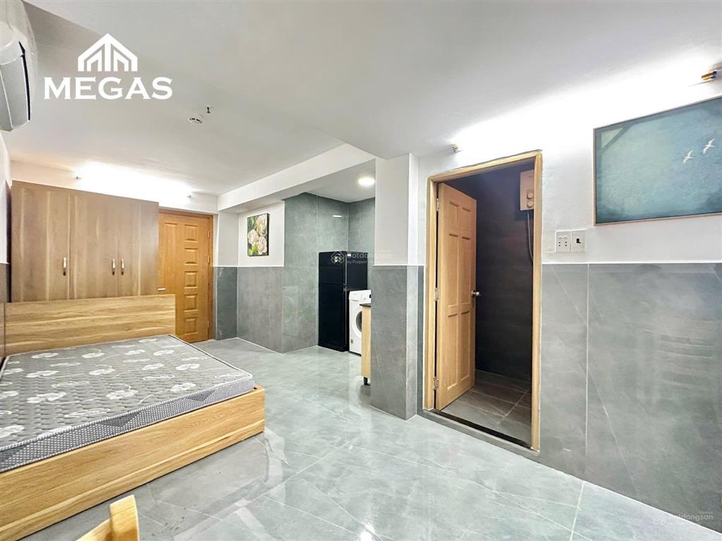 Phòng studio nhỏ xinh xắn ngay lê văn quới  nội thất cơ bản  cửa sổ thoáng