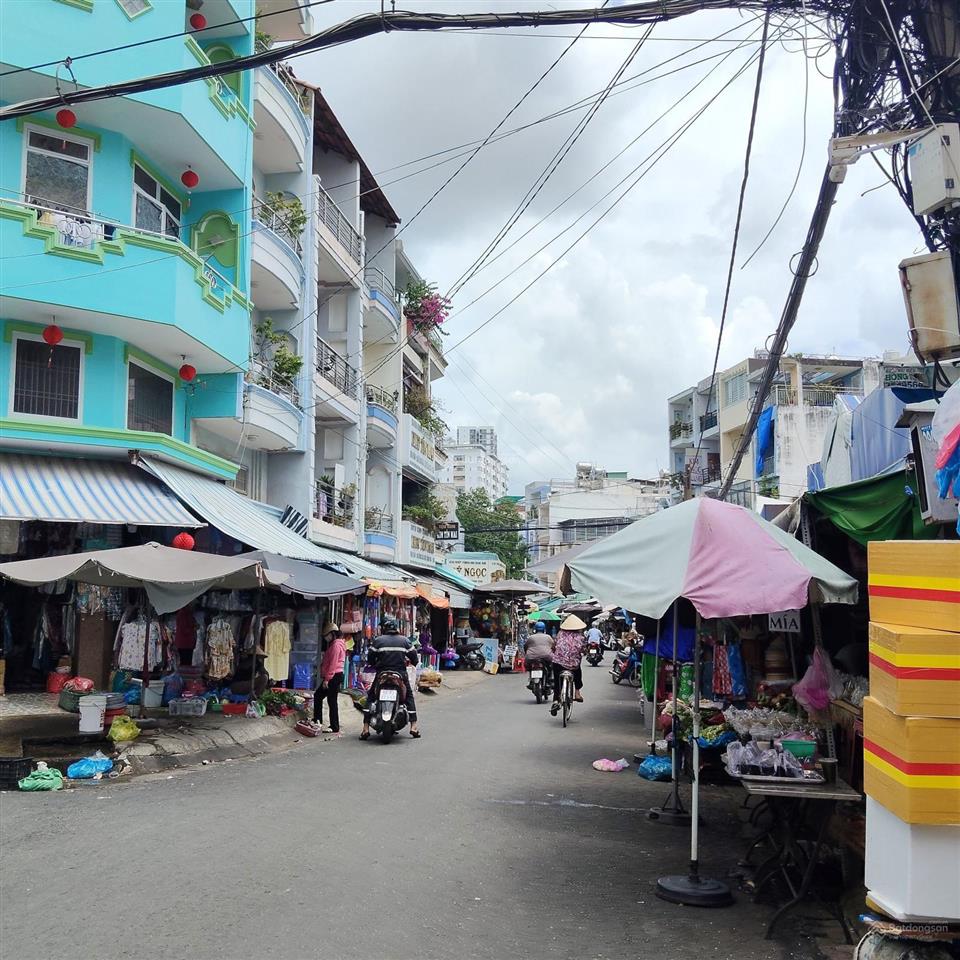 Bán nhanh nhà chợ hồ trọng quý 4x15, nhà 4 lầu, giá tốt