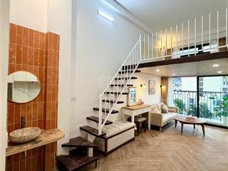 Duplex 35m2 mới tinh full option ngay mặt đường huỳnh thúc kháng đối diện hateco  đống đa  láng
