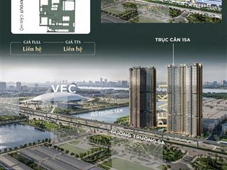 Bán căn hộ 3ngủ trục 15a dự án lumière essence peak  căn góc  view sông  giá tốt 10,3 tỷ