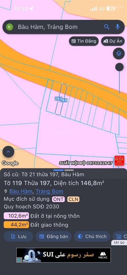 Đất gần chợ trường học nhà thờ