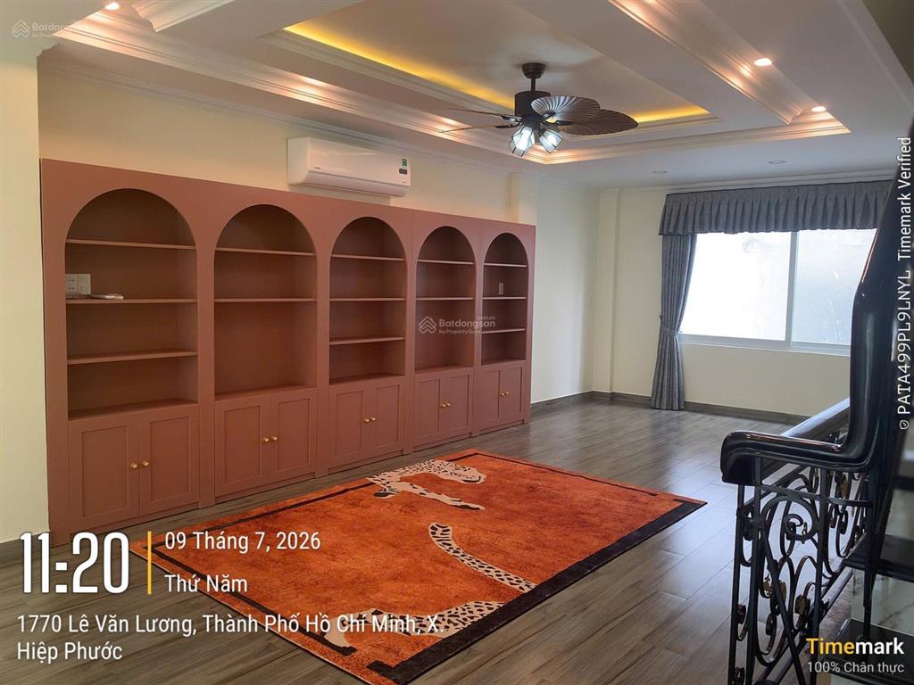 Nhà 5 tầng mặt tiền hẻm 1764 lê văn lương 85m2, đường 8m. shr