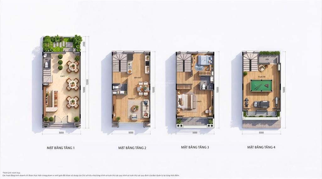 Lk 70m2 quay công viên, full nt 3/4 tầng, đẹp khu vịnh bình minh