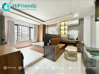 Chính chủ cho thuê căn hộ 1 phòng ngủ ngay lê quang định cửa sổ máy giặt riêng 50m2