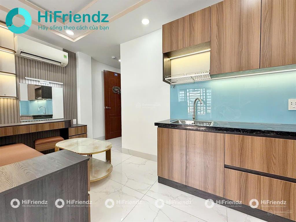 Chính chủ cho thuê căn hộ 1 phòng ngủ ngay lê quang định cửa sổ máy giặt riêng 50m2