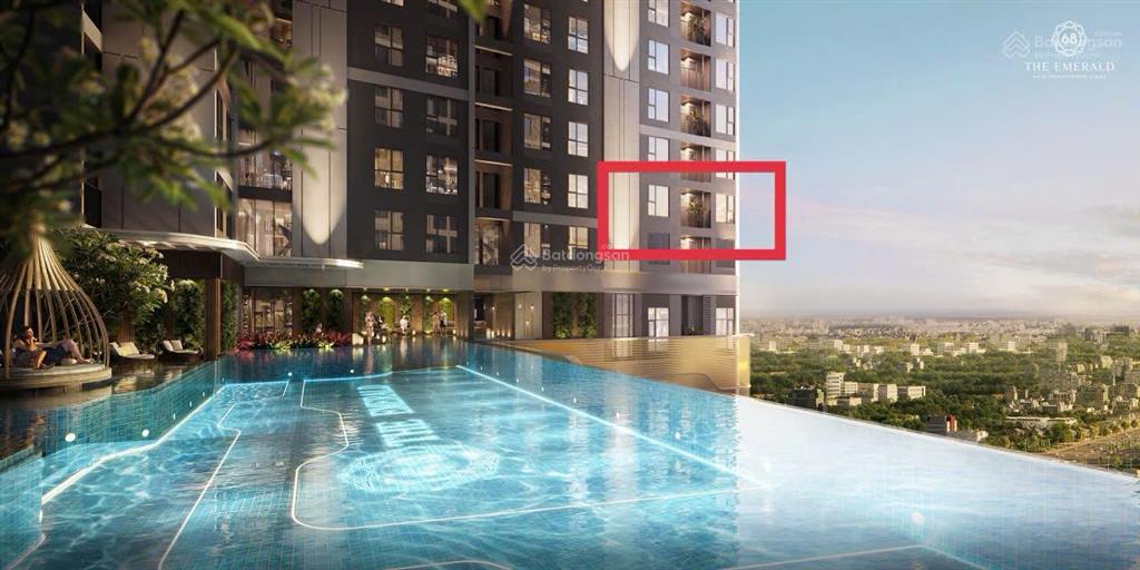The emerald 68  căn góc 2pn2wc 73,6m2 giá 4tỷ050 (vat và bao pcn) view ql13, sông sg