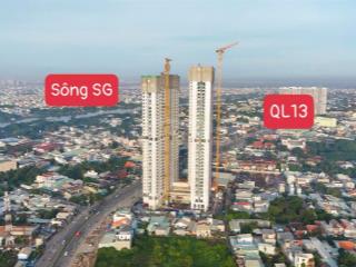 Bán căn 1pn + 48m2 căn duy nhất view sông sg, ql13 giá chỉ 2,8 tỷ (vat và bao phí chuyển nhượng)