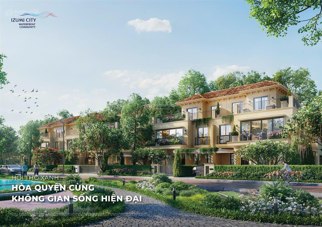 Nhà rộng sân trước vườn sau không gian sống chuẩn nghỉ dưỡng tại izumi canaria