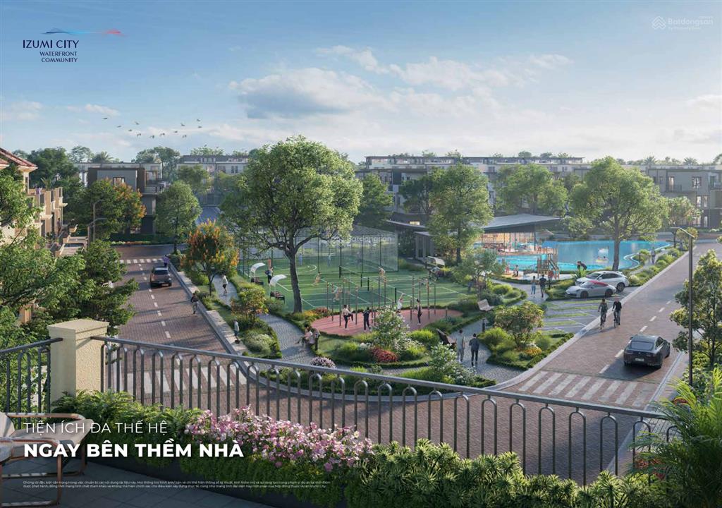 Nhà rộng sân trước vườn sau không gian sống chuẩn nghỉ dưỡng tại izumi canaria