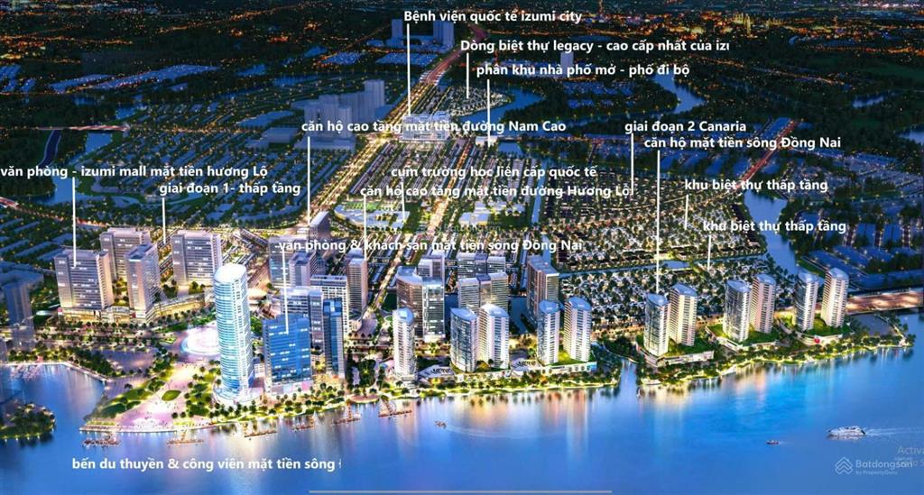 Nhà phố vườn 3 tầng 152m2 izumi canaria 7,6tỷ (vat) nhận nhà t11/2027  tt chỉ 50% đến khi nhận nhà