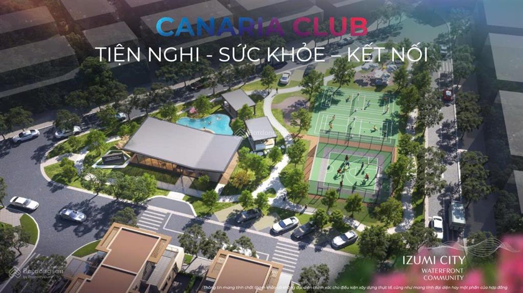 Nhà phố vườn 3 tầng 152m2 izumi canaria 7,6tỷ (vat) nhận nhà t11/2027  tt chỉ 50% đến khi nhận nhà