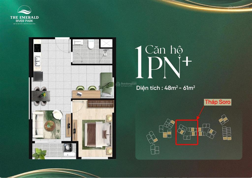 Sở hữu căn hộ 1pn+ 57m2 cao cấp ven sông sài gòn, sống chuẩn resort  thanh toán nhẹ, booking ck 3%