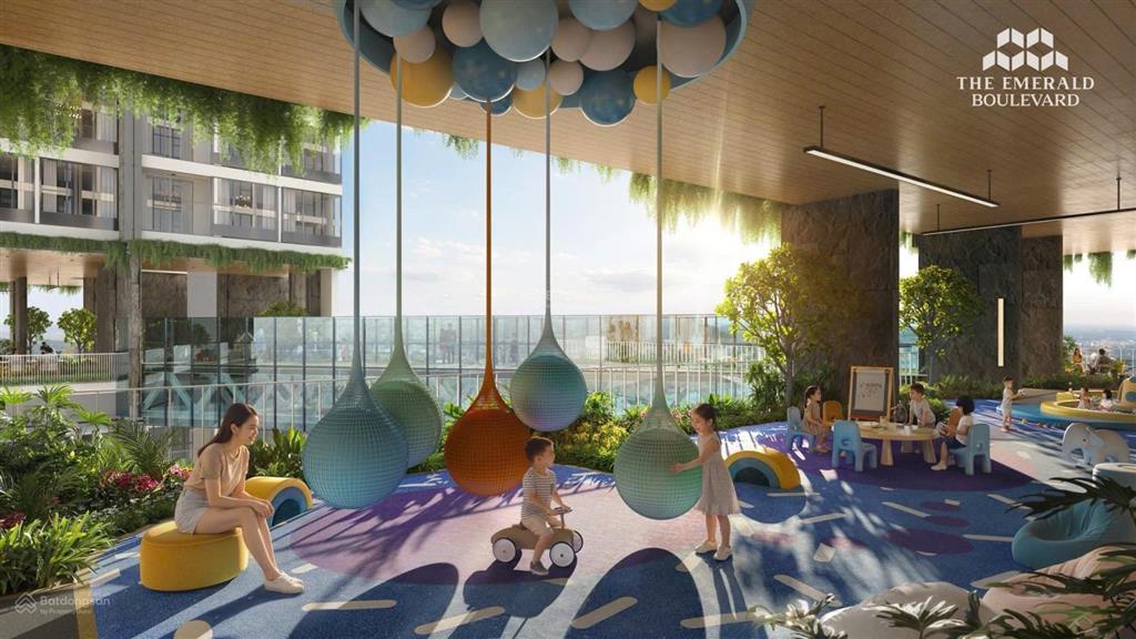 The emerald boulevard căn hộ 2pn 1wc 59m2 view ngoại khu hướng đông bắc, bàn giao full nội thất