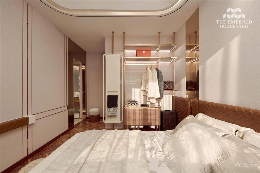 The emerald boulevard căn hộ 2pn 1wc 59m2 view ngoại khu hướng đông bắc, bàn giao full nội thất