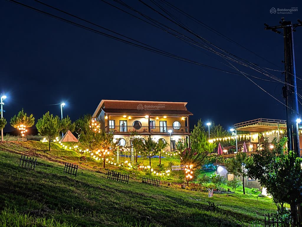 8,5 tỷ trọn gói 891m2 đất + homestay 9 phòng đang hoạt động + hồ bơi tại bảo lâm, lâm đồng