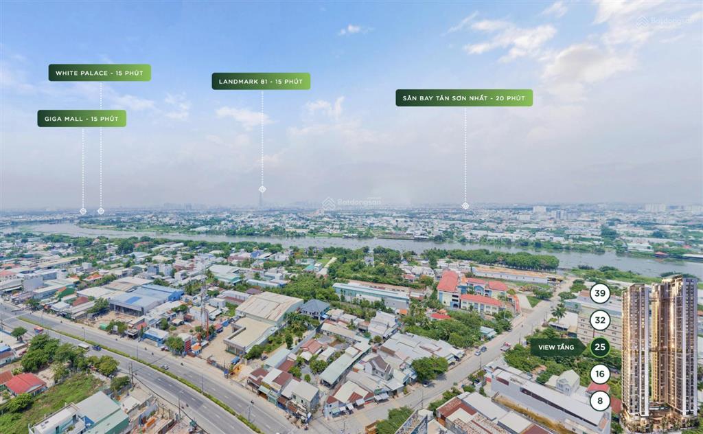 The emerald 68 căn góc 3pn view sông sg, landmark 81 | 87,5m² 5,173 tỷ
