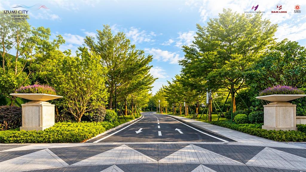 Izumi canaria  biệt thự song lập đối diện clubhouse