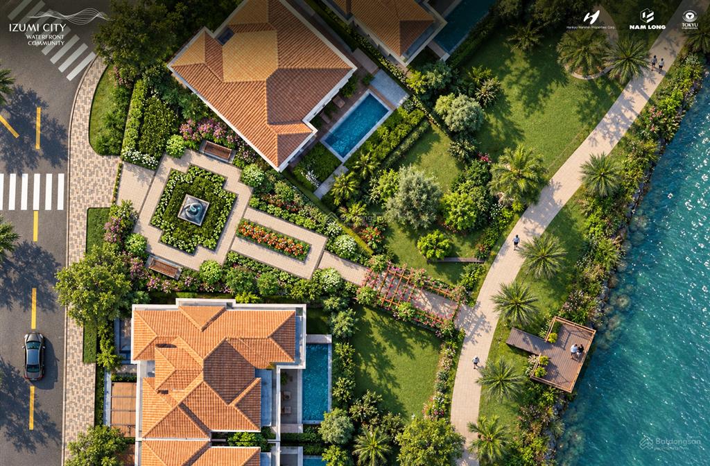Izumi canaria  biệt thự song lập đối diện clubhouse