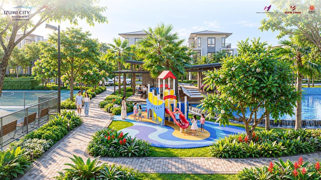 Izumi canaria  biệt thự song lập đối diện clubhouse