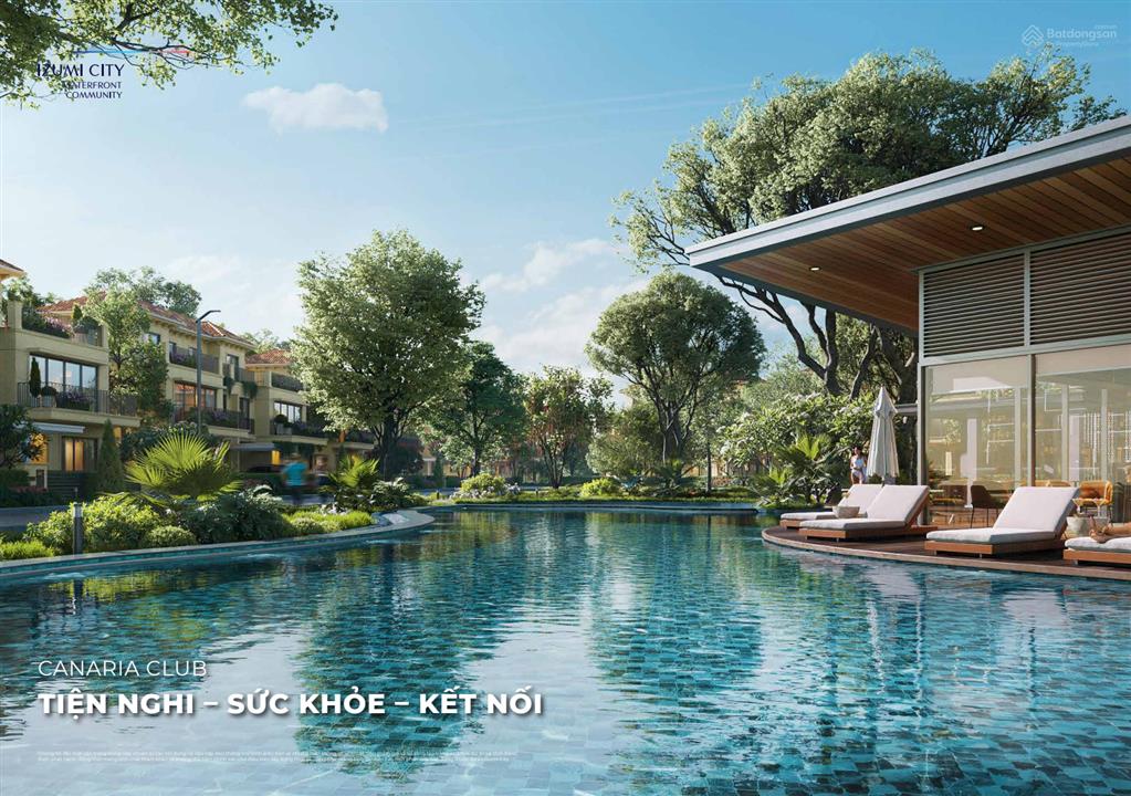 Izumi canaria  biệt thự song lập đối diện clubhouse