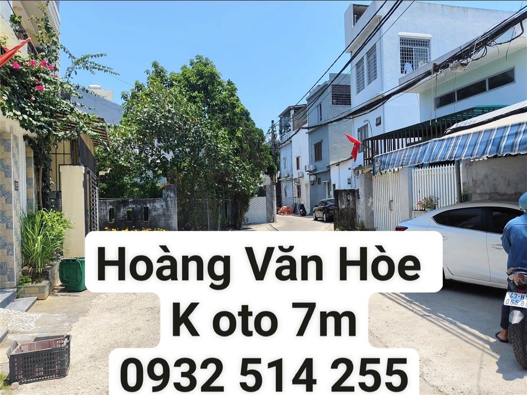 Chính chủ cần bán Lô Đất Hoàng Văn Hoè - 2 mặt tiền trước sau - 120 m2 - Giá chỉ 6 tỷ -