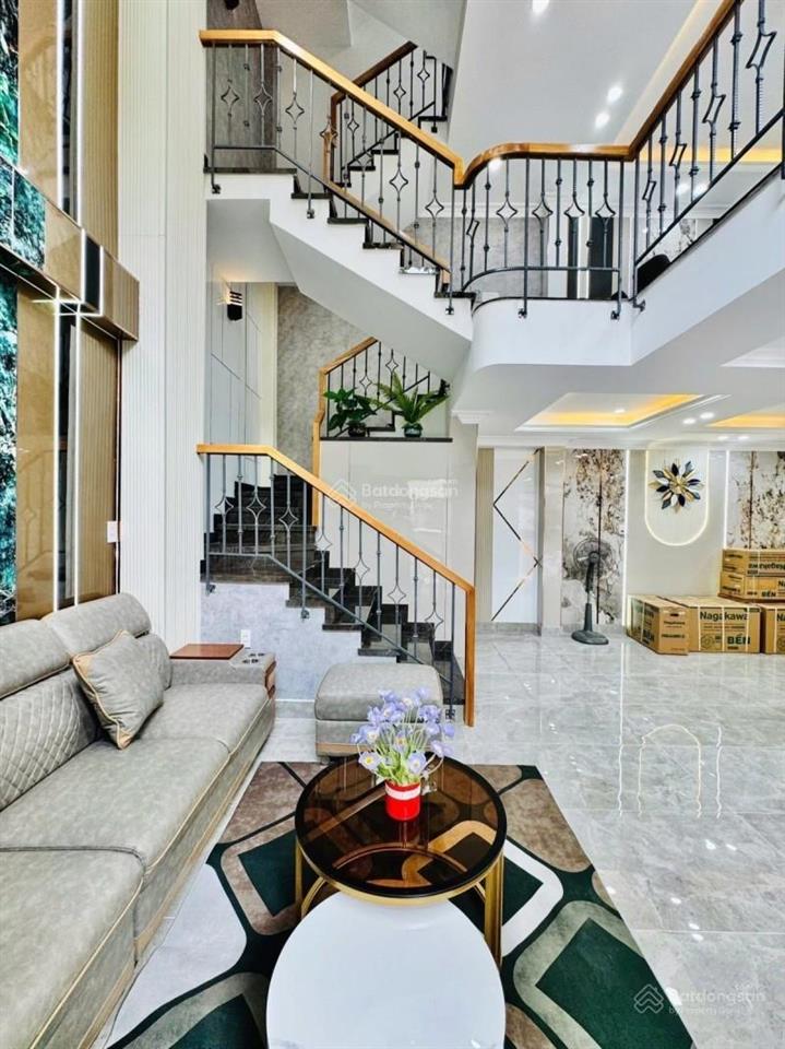 Nhà mới đón tết 4 tầng ở ngay, đường trần não, an khánh, quận 2  54 m2 (7.1 x 7.5)  giá 9.4 tỷ