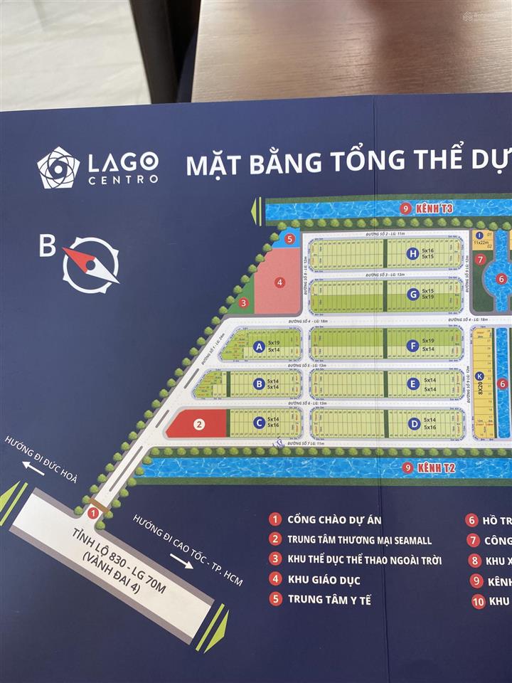 Bán đất nền dự án view đẹp tại lô c20, lago centro, 1,85 tỷ, 80m2