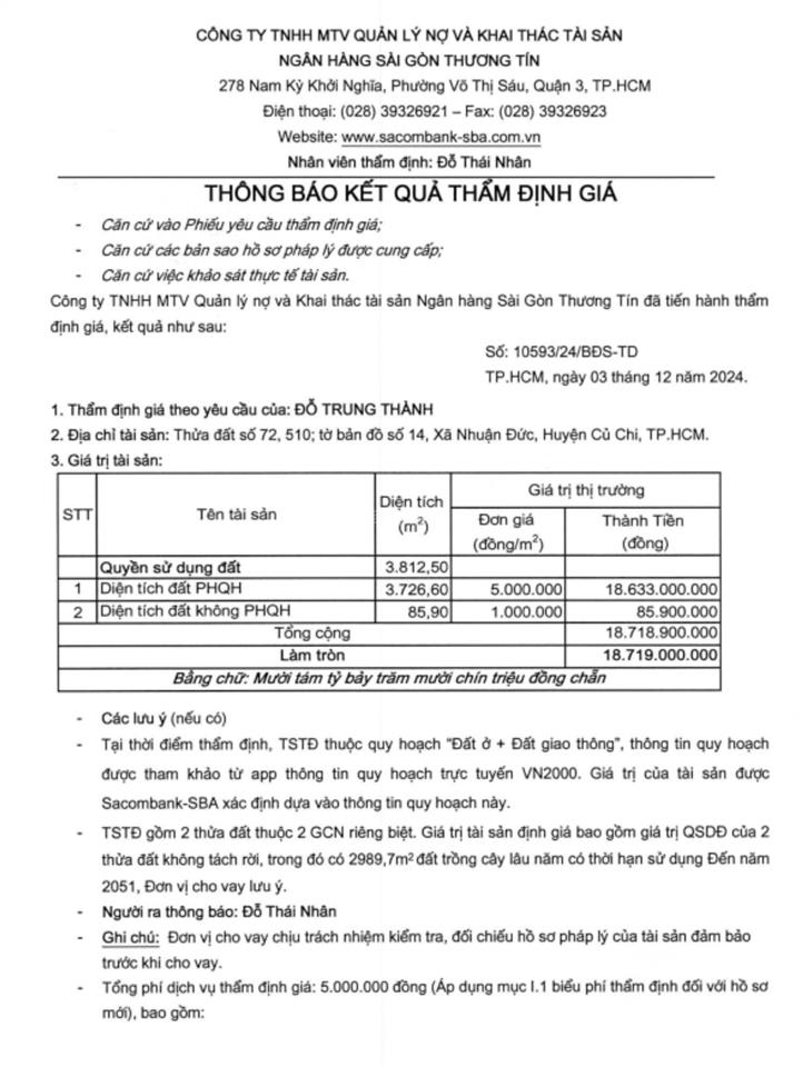 Siêu phẩm củ chi 3812m2 nguyễn thị dòn  có 823m2 thổ cư  bank cho vay 13 tỷ!
