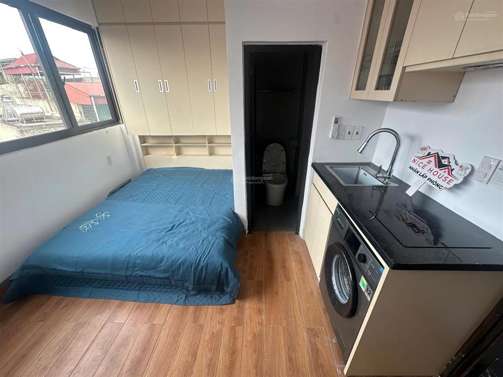 Cho thuê căn hộ đẹp ngõ 359 minh khai  dt 22m2  giá 5 triệu  có máy giặt riêng  có thang máy