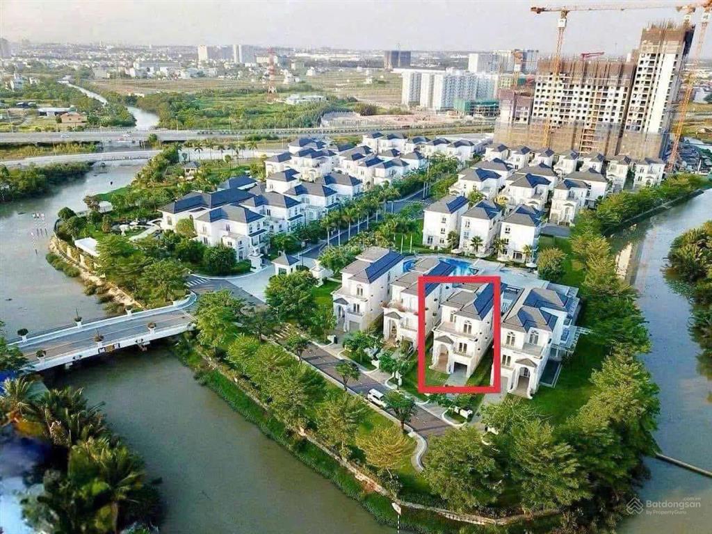 Bán biệt thự trực diện sôngthe venica khang điền giáp ranh song hành q2 dt 13x34m(487,2m²) 82 tỷ