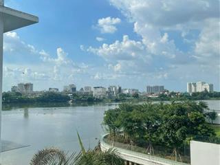 Biệt thự trực diện sông 153/ nguyễn văn hưởng thảo điền dt400m2 3 tầng thiết kế hiện đại 135 tỷ tl