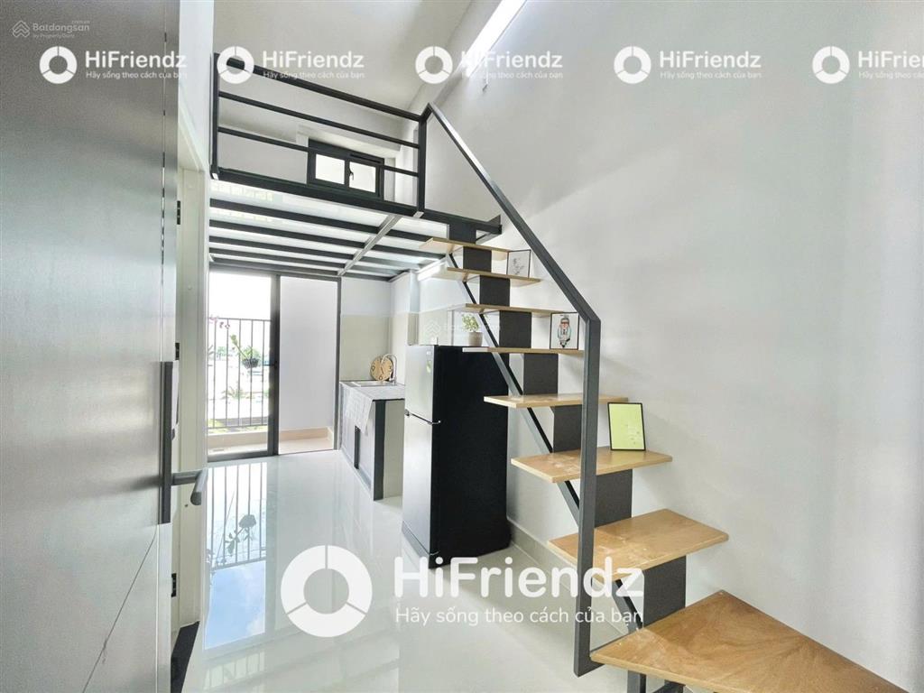Chung cư mini mới xây, đầy đủ nội thất, gác lửng cao, ban công thoánggần kcn ponchen, kcn tân tạo