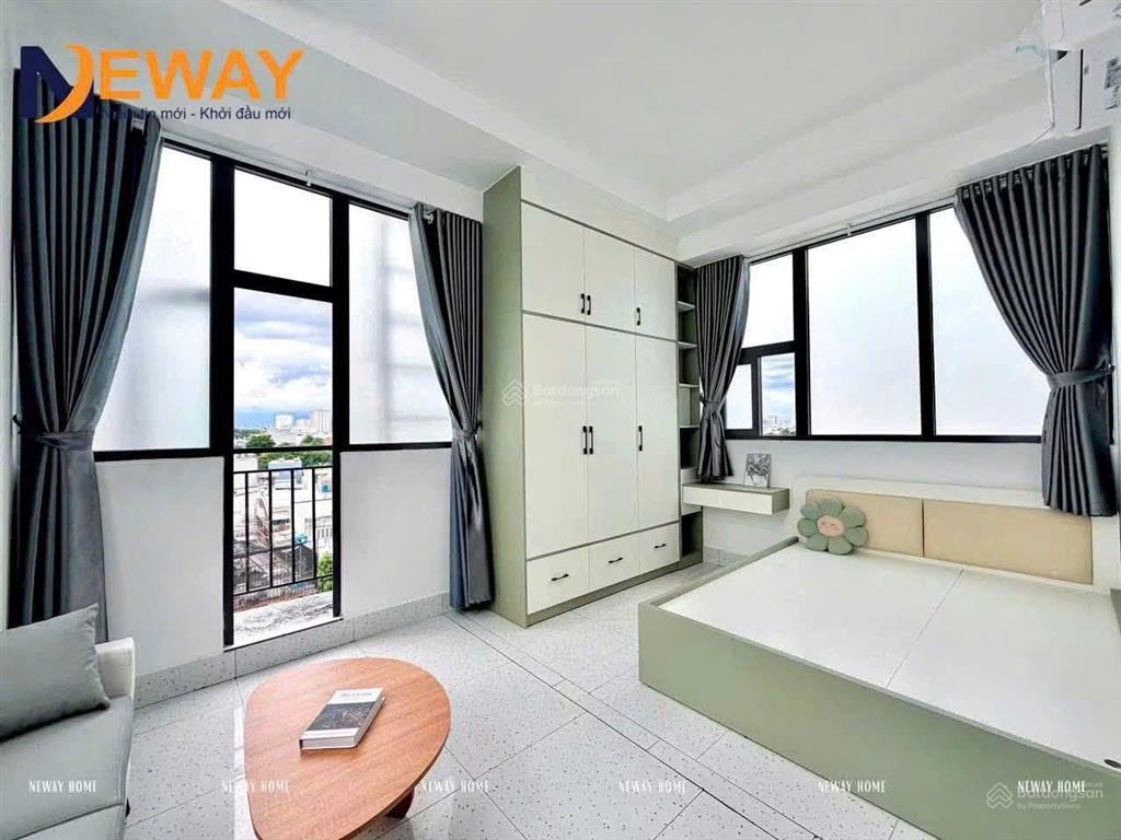 Khai trương căn hộ cao cấp ngay lê văn quới, ngã tư bốn xã  mới xây, full nội thất, ban công