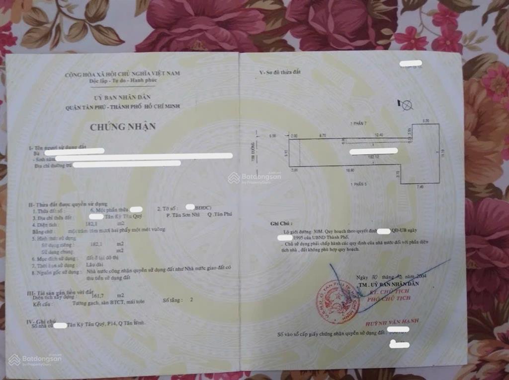 Siêu rẻ!! mt kinh doanh tân kỳ tân quý. 25 tỷ (5x30 nở 11m = 182,1m2 )