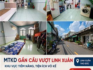 Nhà 2 tầng mặt tiền kinh doanh gần cầu vượt linh xuân, hẻm xe hơi 6.5m, nhỉnh 3tỷ9