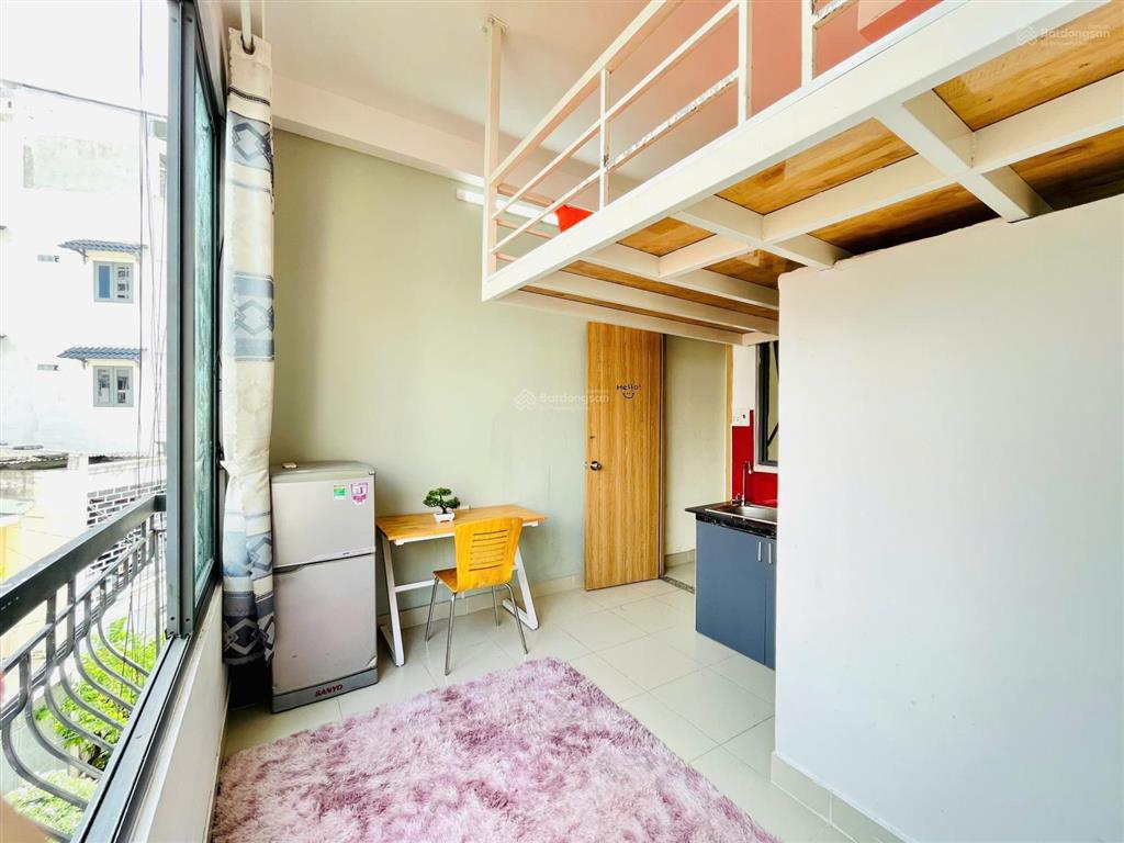 Gác lửng 26m2, cửa sổ thoáng, nội thất đầy đủ 800m tới aeon tân phú