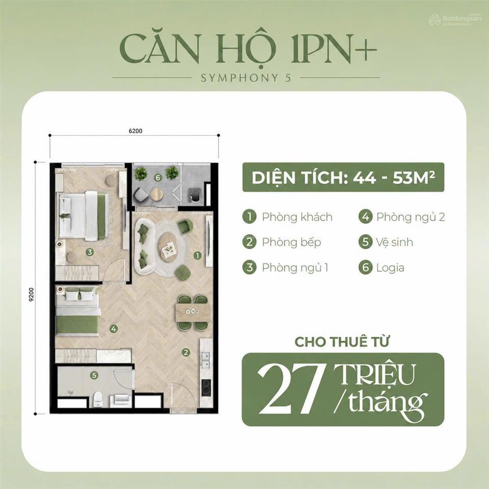 Chỉ từ 500 triệu sở hữu căn hộ symphony ngay sông  view pháo hoa diff, dòng tiền 20  30tr/th