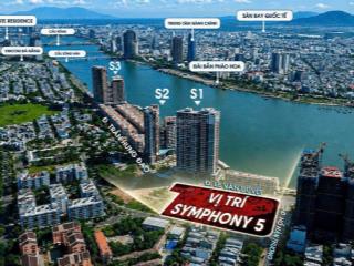 Chỉ từ 500 triệu sở hữu căn hộ symphony ngay sông  view pháo hoa diff, dòng tiền 2030tr/th
