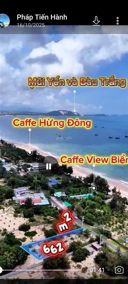 Bán lô đất giá ngợp đường ven biển khu du dịch quốc gia mũi né, lâm đồng