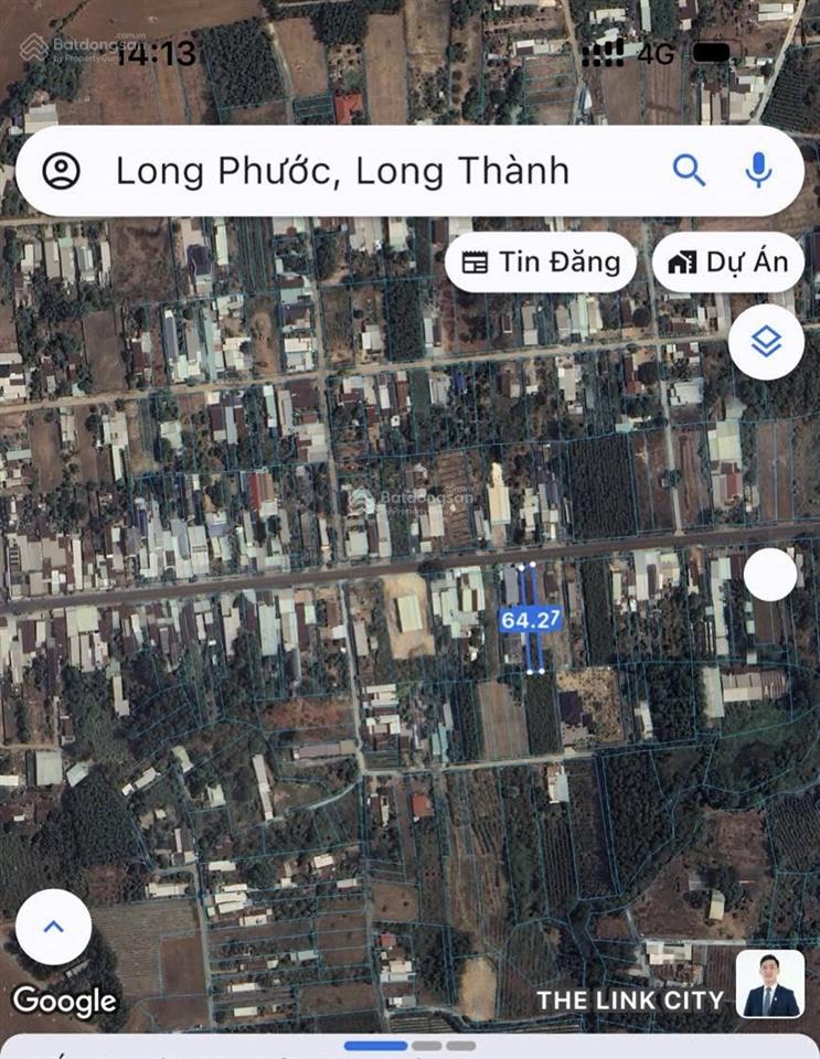 Đất mặt tiền chính đường bàu can  long thành  giá tốt