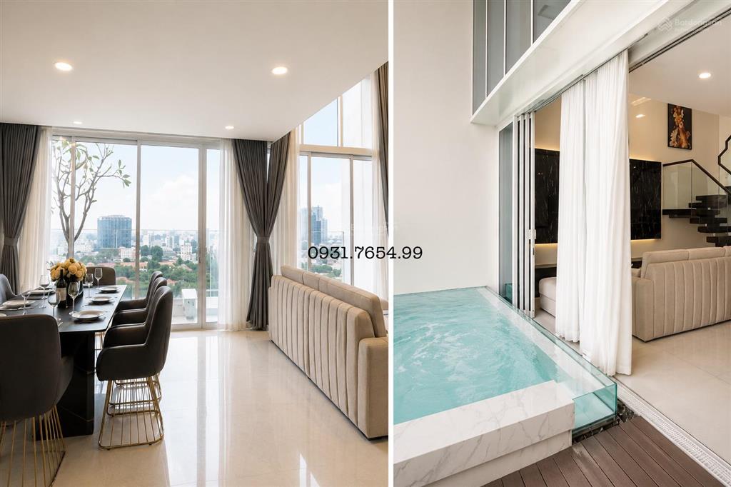 Bán 171m2 serenity sky villas q3  duplex đẳng cấp  3pn  thu nhập 12 triệu/ngày