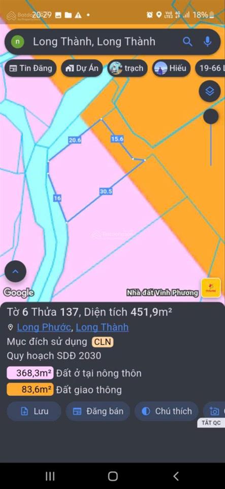 Bán nhà xưởng 32,3m mặt tiền ql51 long phước long thành 1.106m2 ngay cửa ngõ vào sân bay long thành