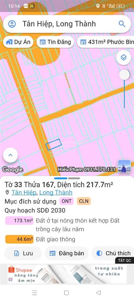 Nhà đối diện kcn logitic 64ha  dt 218m2 10x22 tân hiệp  long thành  có mặt tiền kiot kd