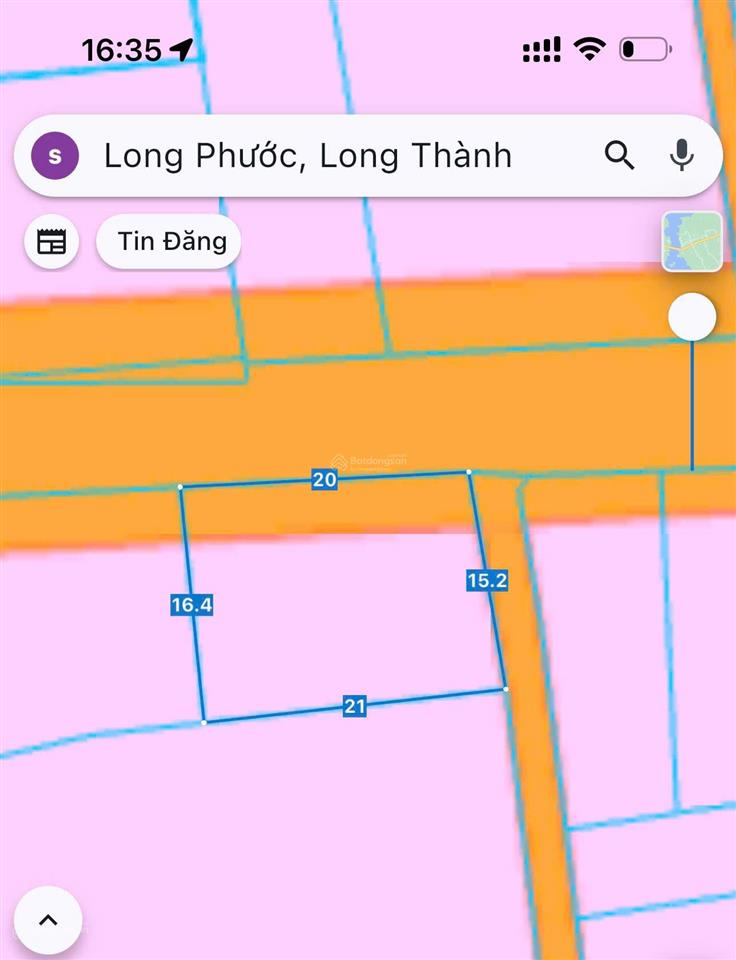 321m2 đất ngộp giá rẻ  2 mặt tiền  long phước  long thành  sẵn nhà cấp 4  200m2 thổ cư